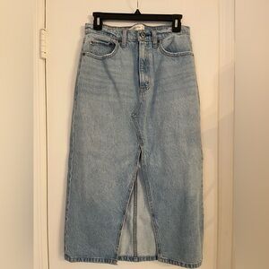 Abercrombie & Fitch Light Blue Denim Skirt NEVER WORN